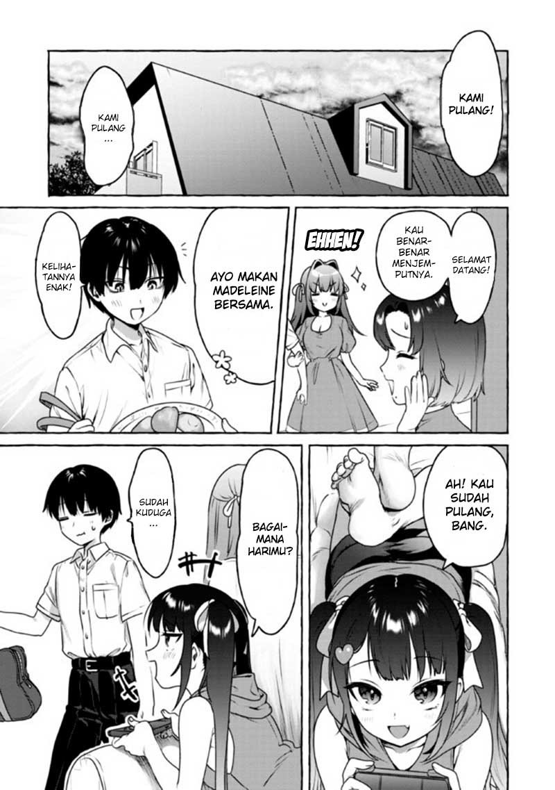 I’m Sandwiched Between Sweet and Spicy Step-Sisters (Amakara Gishimai ni Hasamarete Masu) chapter 9