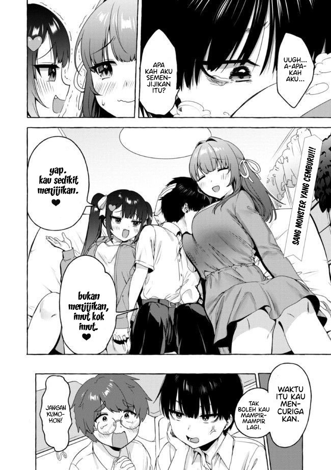 I’m Sandwiched Between Sweet and Spicy Step-Sisters (Amakara Gishimai ni Hasamarete Masu) chapter 14