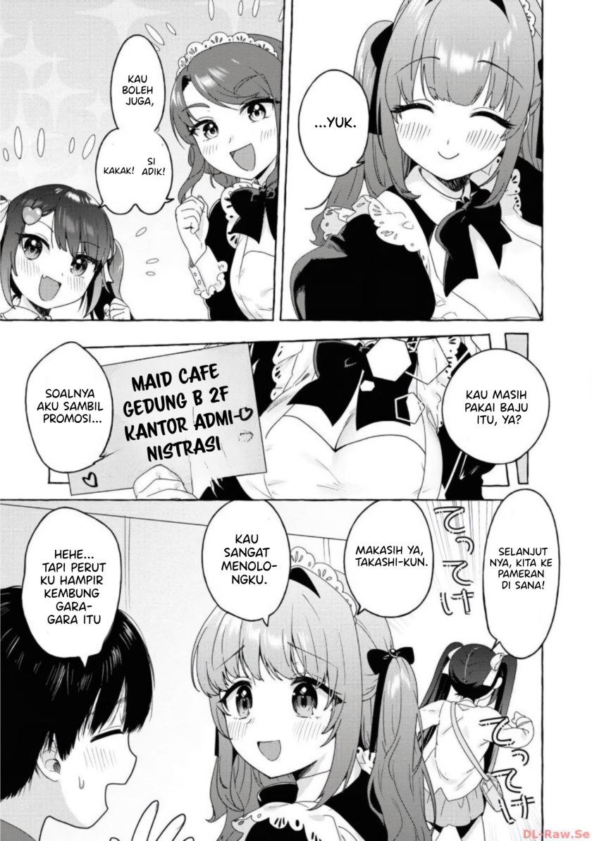 I’m Sandwiched Between Sweet and Spicy Step-Sisters (Amakara Gishimai ni Hasamarete Masu) chapter 25