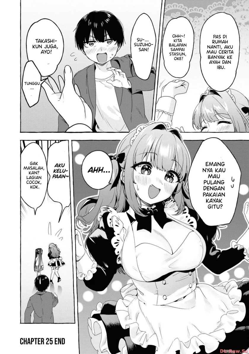 I’m Sandwiched Between Sweet and Spicy Step-Sisters (Amakara Gishimai ni Hasamarete Masu) chapter 25