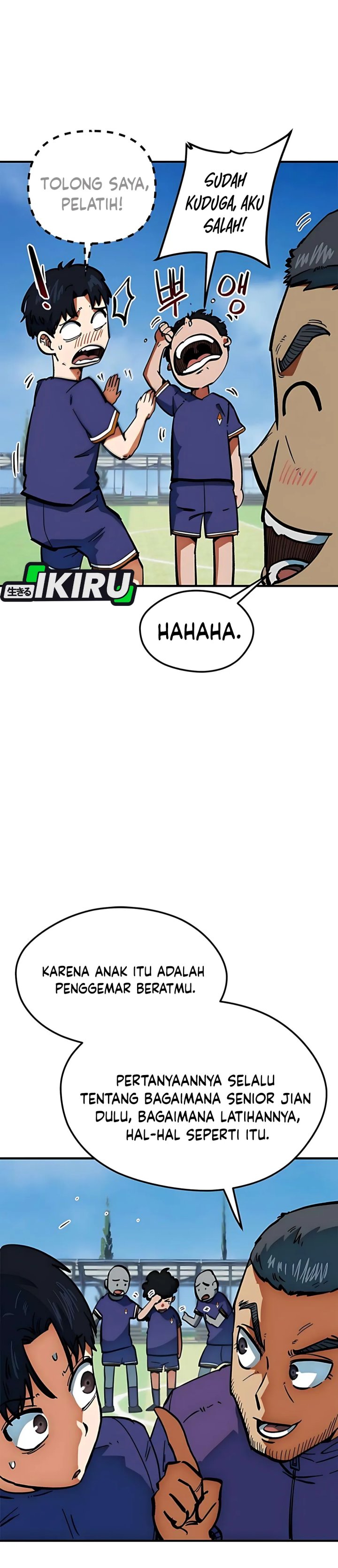 I’m Being Misunderstood as a Soccer Genius Chapter 46 Bahasa Indonesia