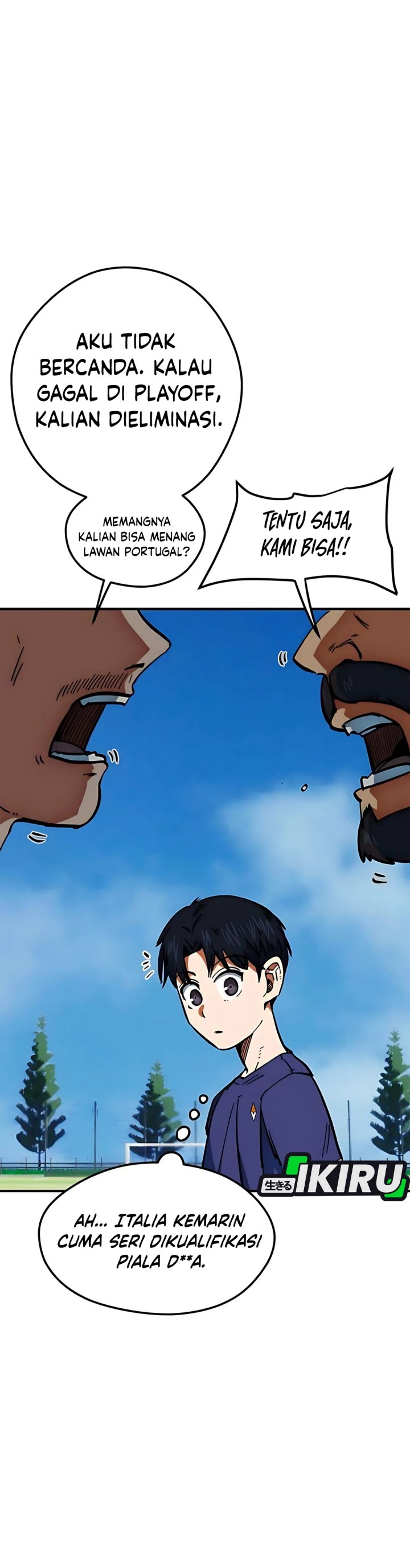 I’m Being Misunderstood as a Soccer Genius Chapter 46 Bahasa Indonesia