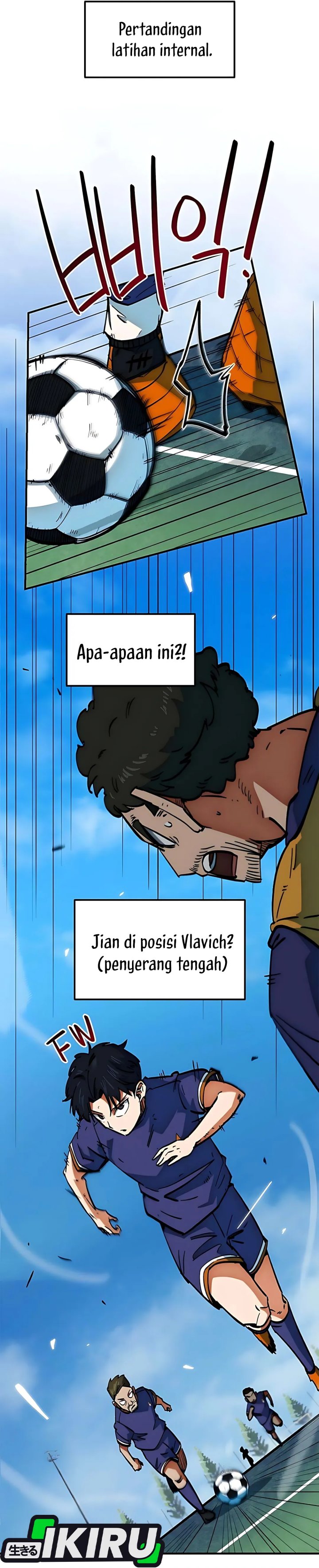 I’m Being Misunderstood as a Soccer Genius Chapter 46 Bahasa Indonesia