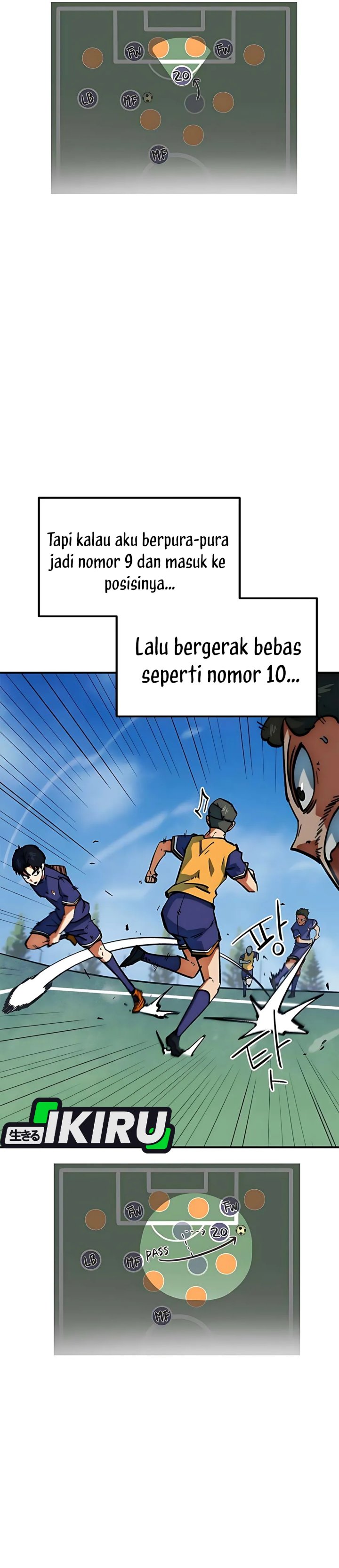 I’m Being Misunderstood as a Soccer Genius Chapter 46 Bahasa Indonesia