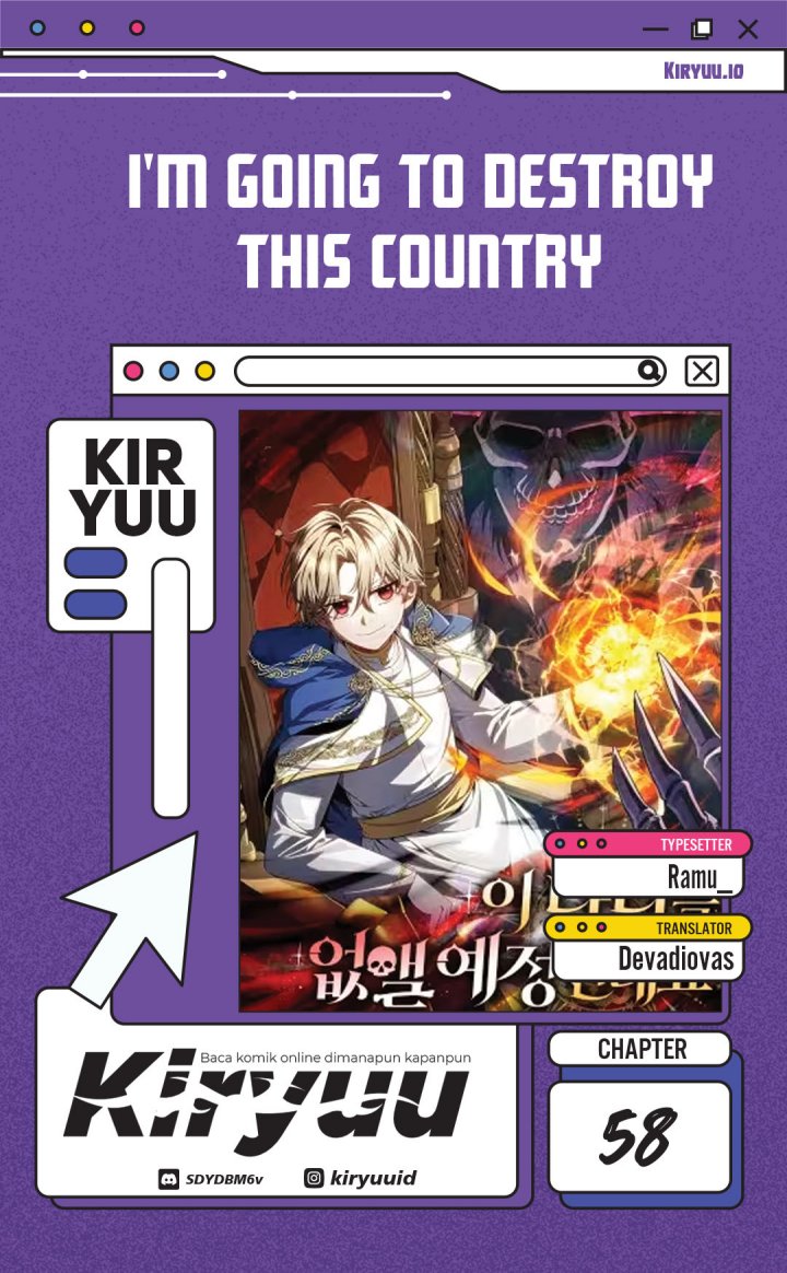 I’m Going To Destroy This Country Chapter 58 Bahasa Indonesia