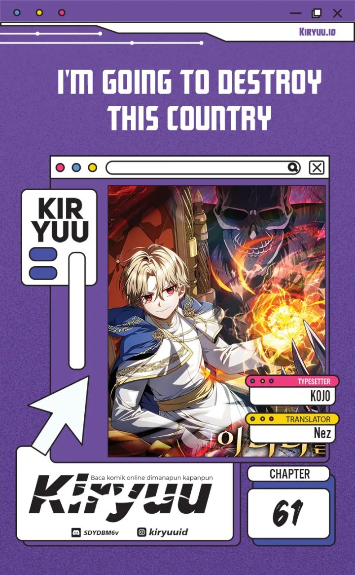 I’m Going To Destroy This Country Chapter 61 Bahasa Indonesia
