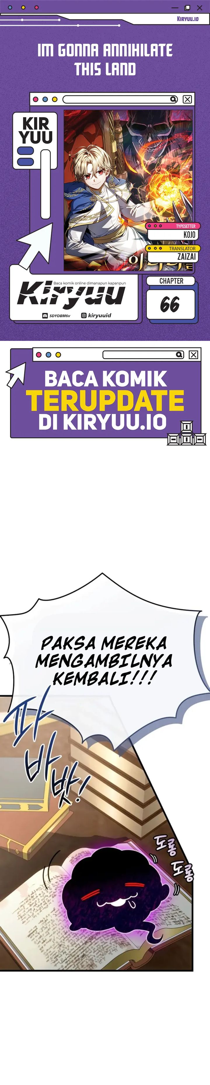 I’m Going To Destroy This Country Chapter 66 Bahasa Indonesia
