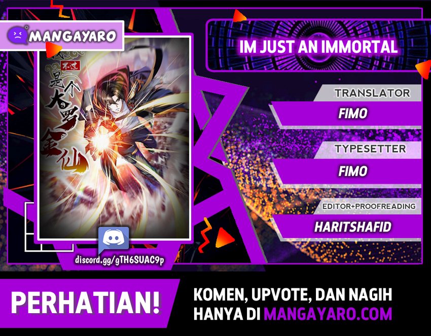 I’m Just An Immortal Chapter 22 Bahasa Indonesia