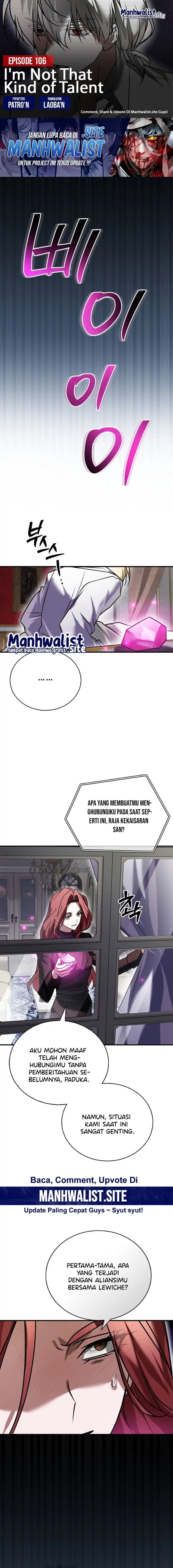 I’m Not That Kind of Talent Chapter 106 Bahasa Indonesia