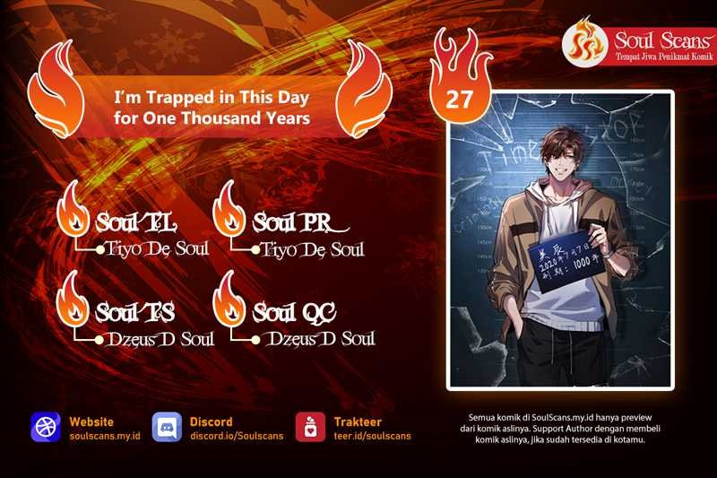 I’m Trapped in This Day for One Thousand Years chapter 27