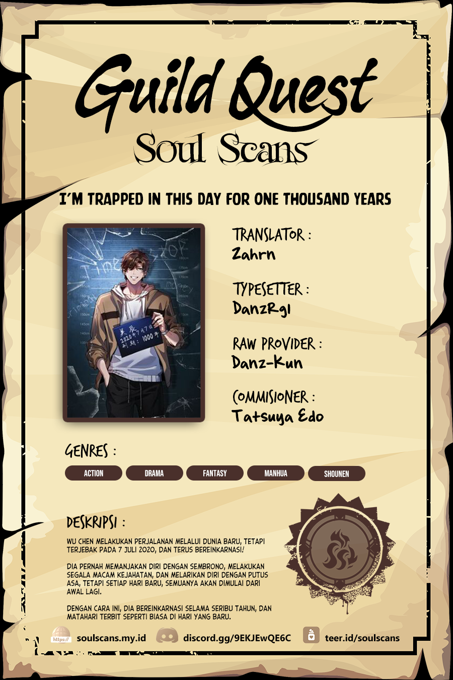 I’m Trapped in This Day for One Thousand Years Chapter 119 Bahasa Indonesia