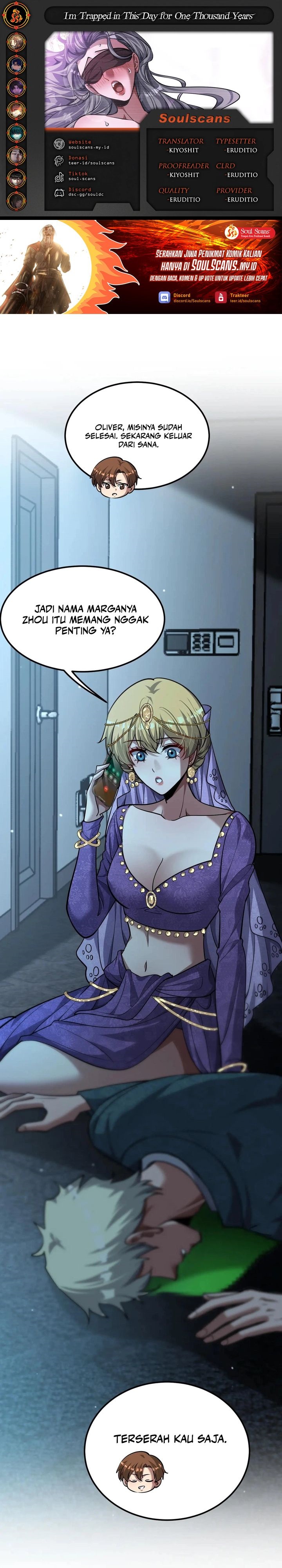 I’m Trapped in This Day for One Thousand Years Chapter 190 Bahasa Indonesia