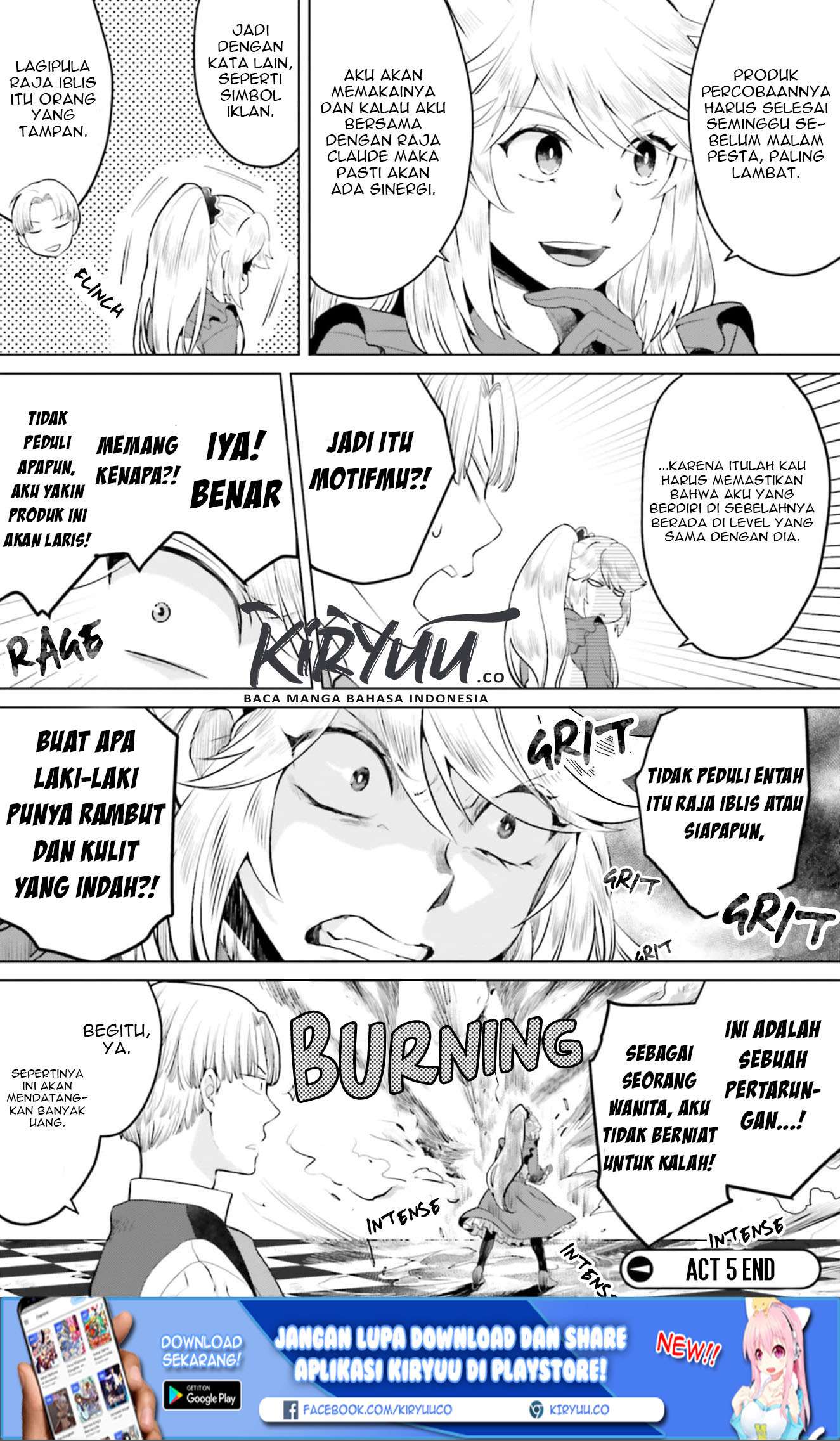 I’m a Villainous Daughter so I’m going to keep the Last Boss chapter 5