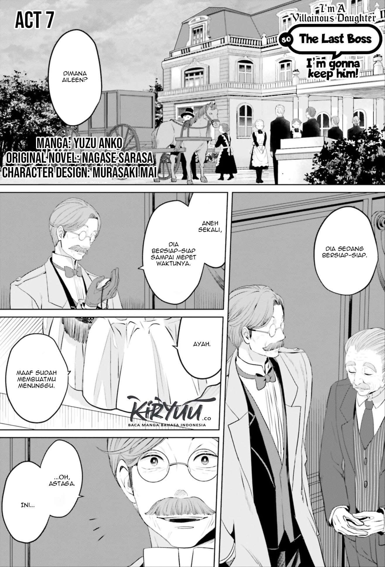 I’m a Villainous Daughter so I’m going to keep the Last Boss Chapter 07 Bahasa Indonesia