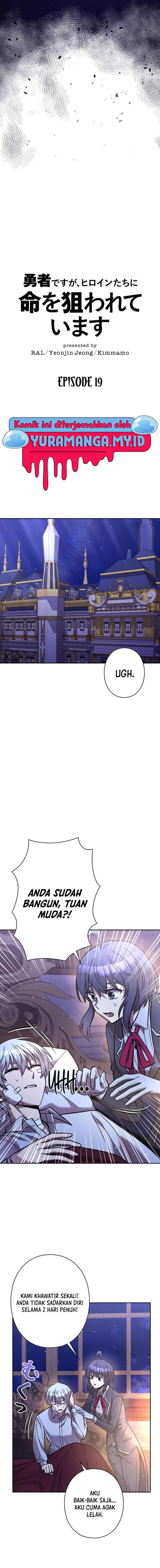 I’m the Hero, but the Main Heroines Are Trying to Kill Me Chapter 19 Bahasa Indonesia