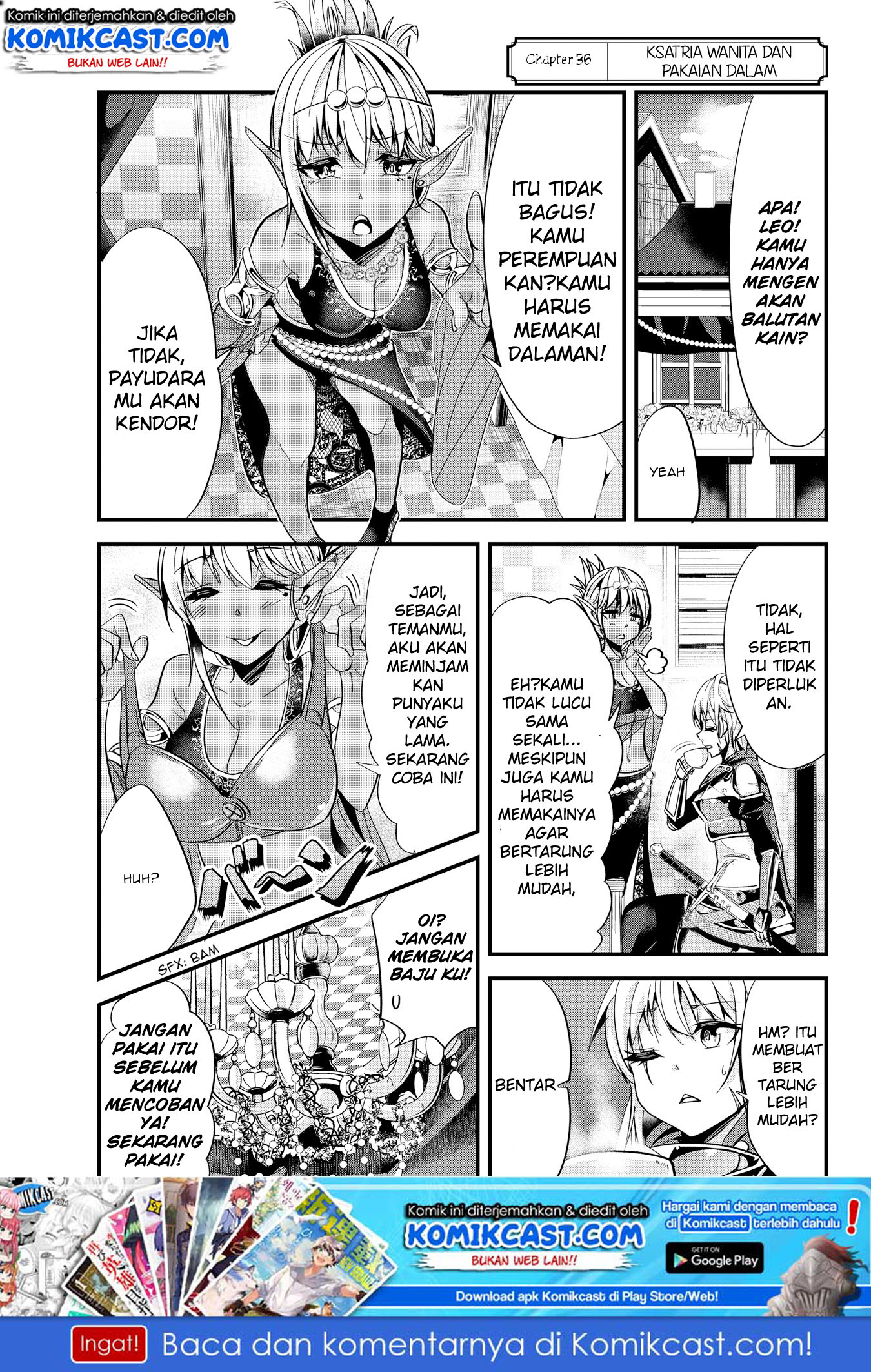 Ima Made Ichido mo Onna Atsukaisareta koto ga nai Onna Kishi wo Onna Atsukai suru Chapter 36 Bahasa Indonesia