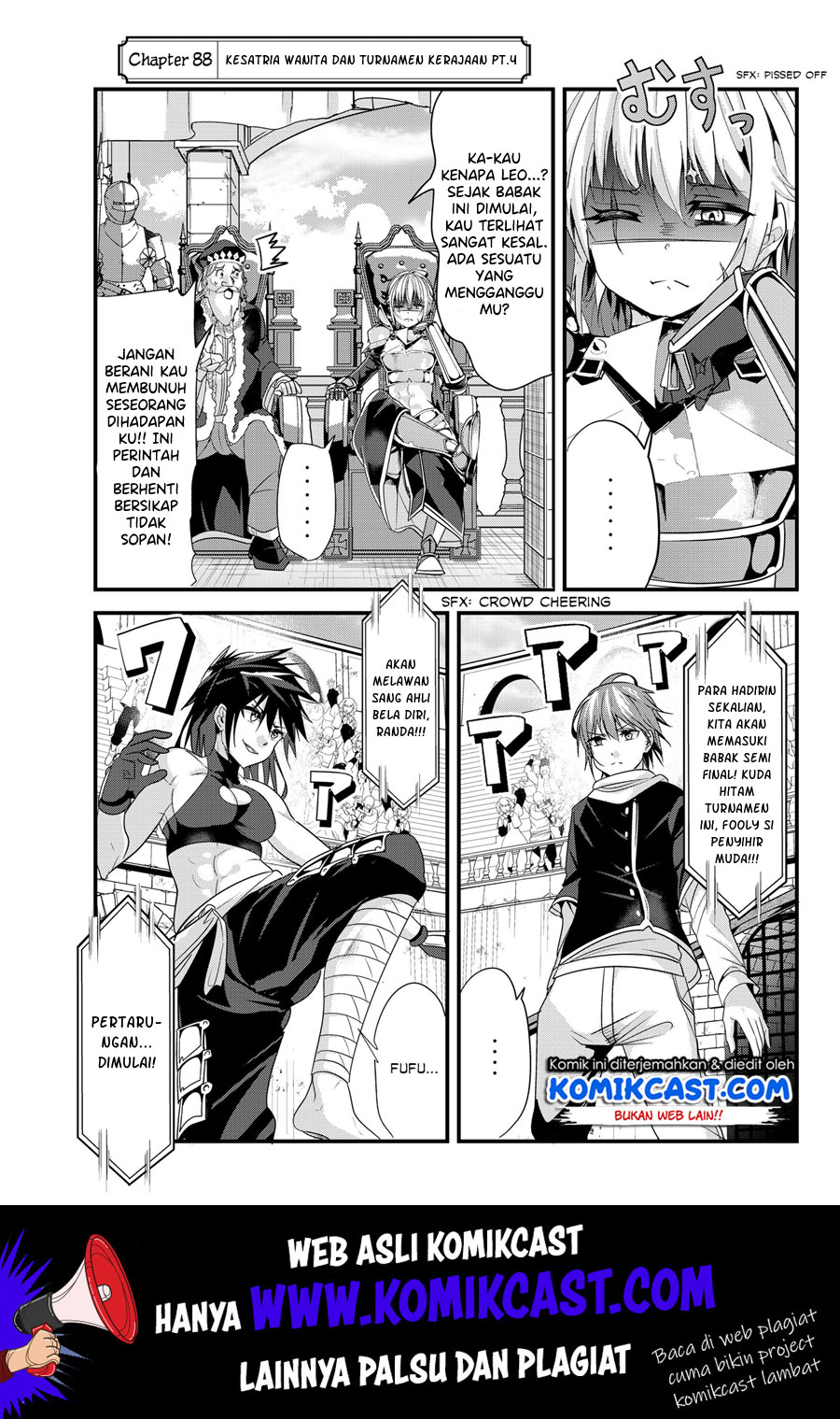 Ima Made Ichido mo Onna Atsukaisareta koto ga nai Onna Kishi wo Onna Atsukai suru chapter 88