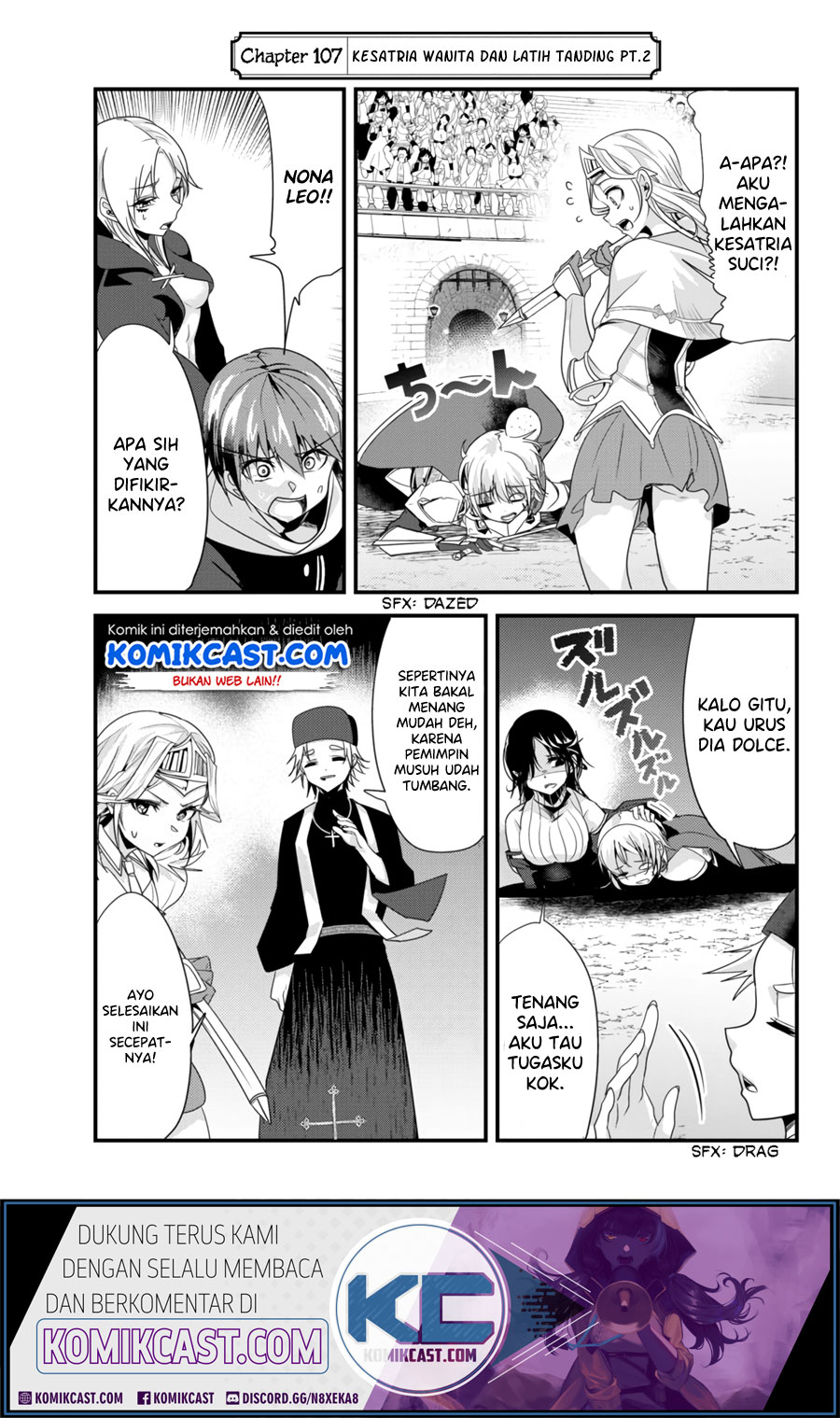 Ima Made Ichido mo Onna Atsukaisareta koto ga nai Onna Kishi wo Onna Atsukai suru chapter 107