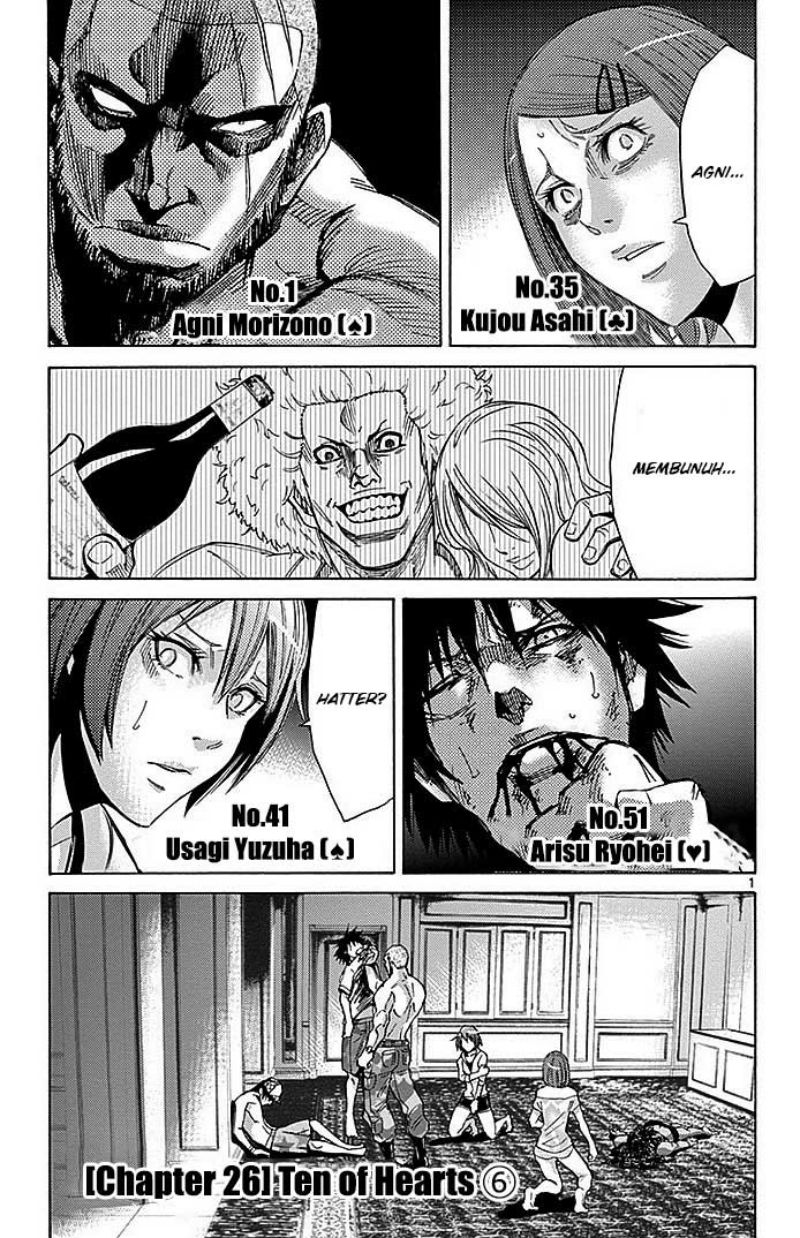 Imawa no Kuni no Alice (Alice in Borderland) chapter 26
