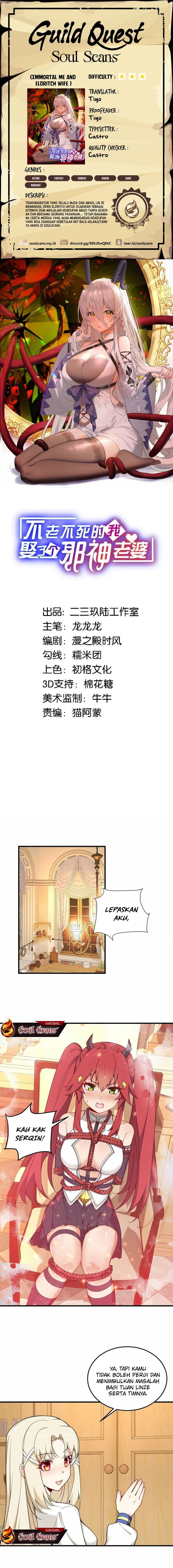 Immortal Me And Eldritch Wife Chapter 24 Bahasa Indonesia
