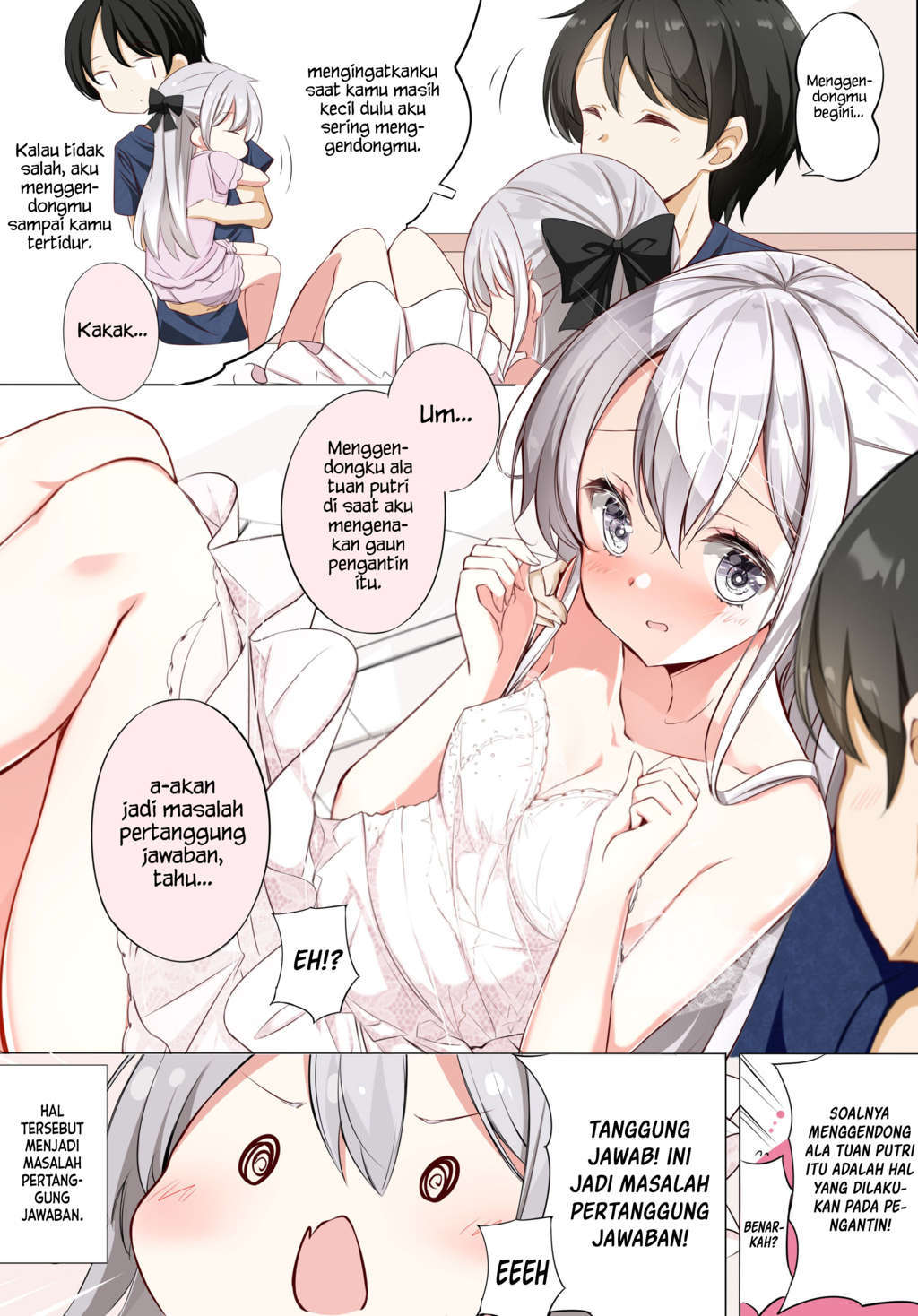 Imouto ga Ichi Nichi Ikka Shika Me wo Awasete Kurenai Chapter 05 Bahasa Indonesia