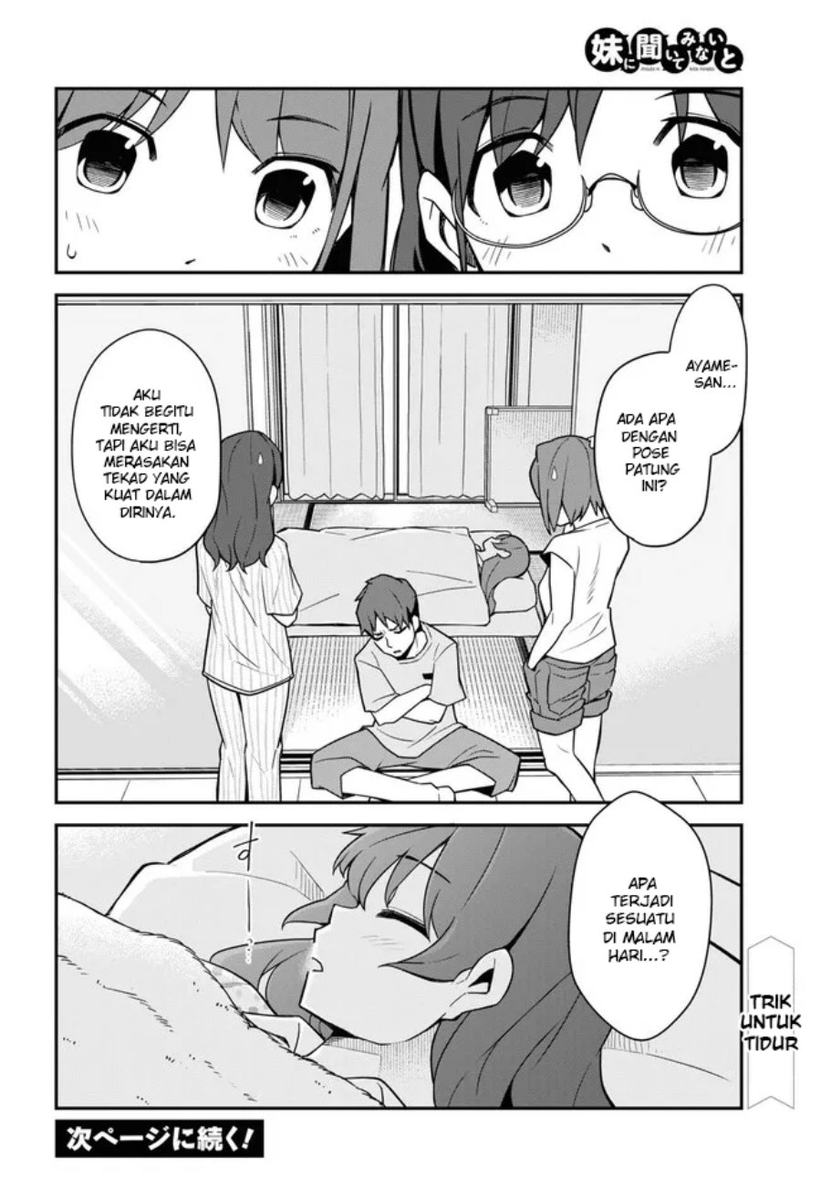 Imouto ni Kiiteminai to Chapter 13 Bahasa Indonesia