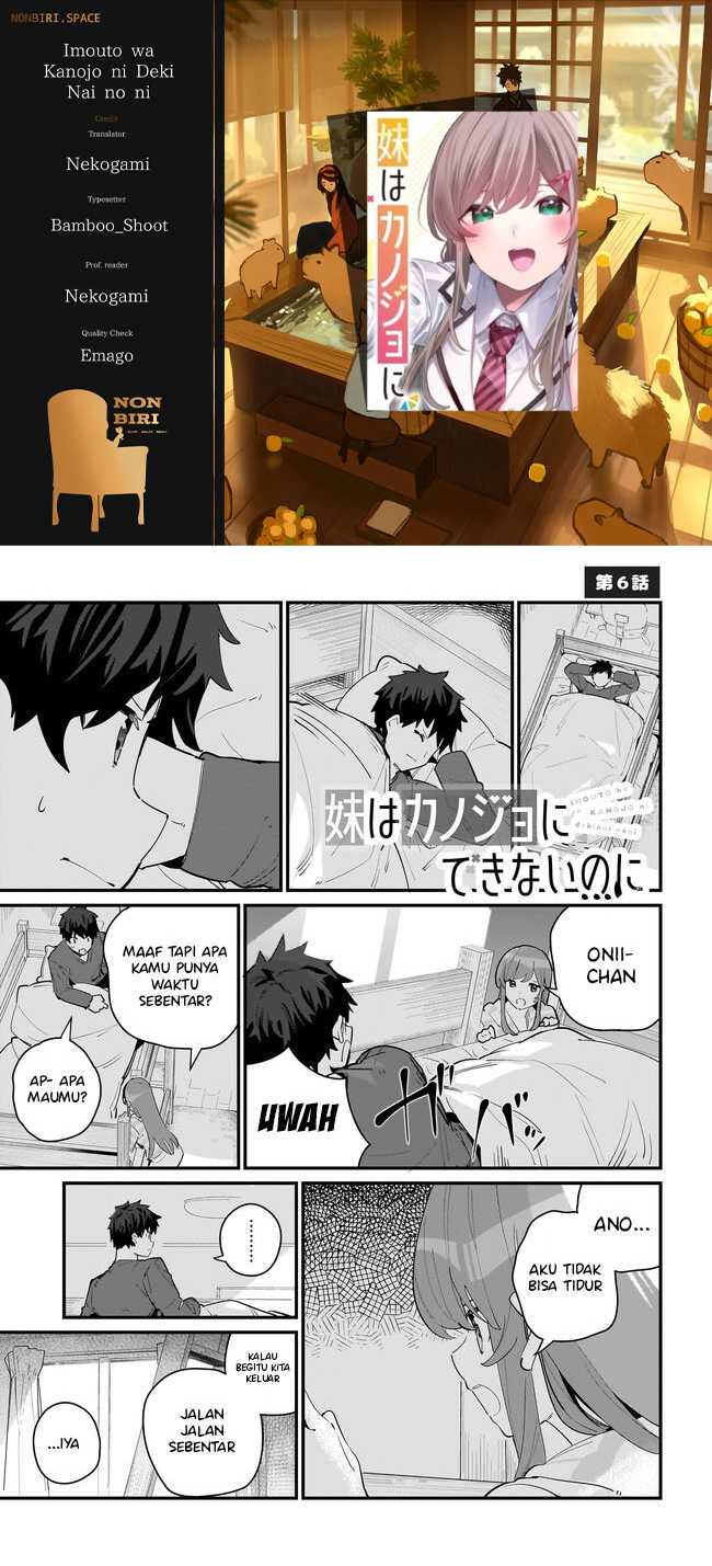 Imouto wa Kanojo ni Deki Nai no ni Chapter 06 Bahasa Indonesia