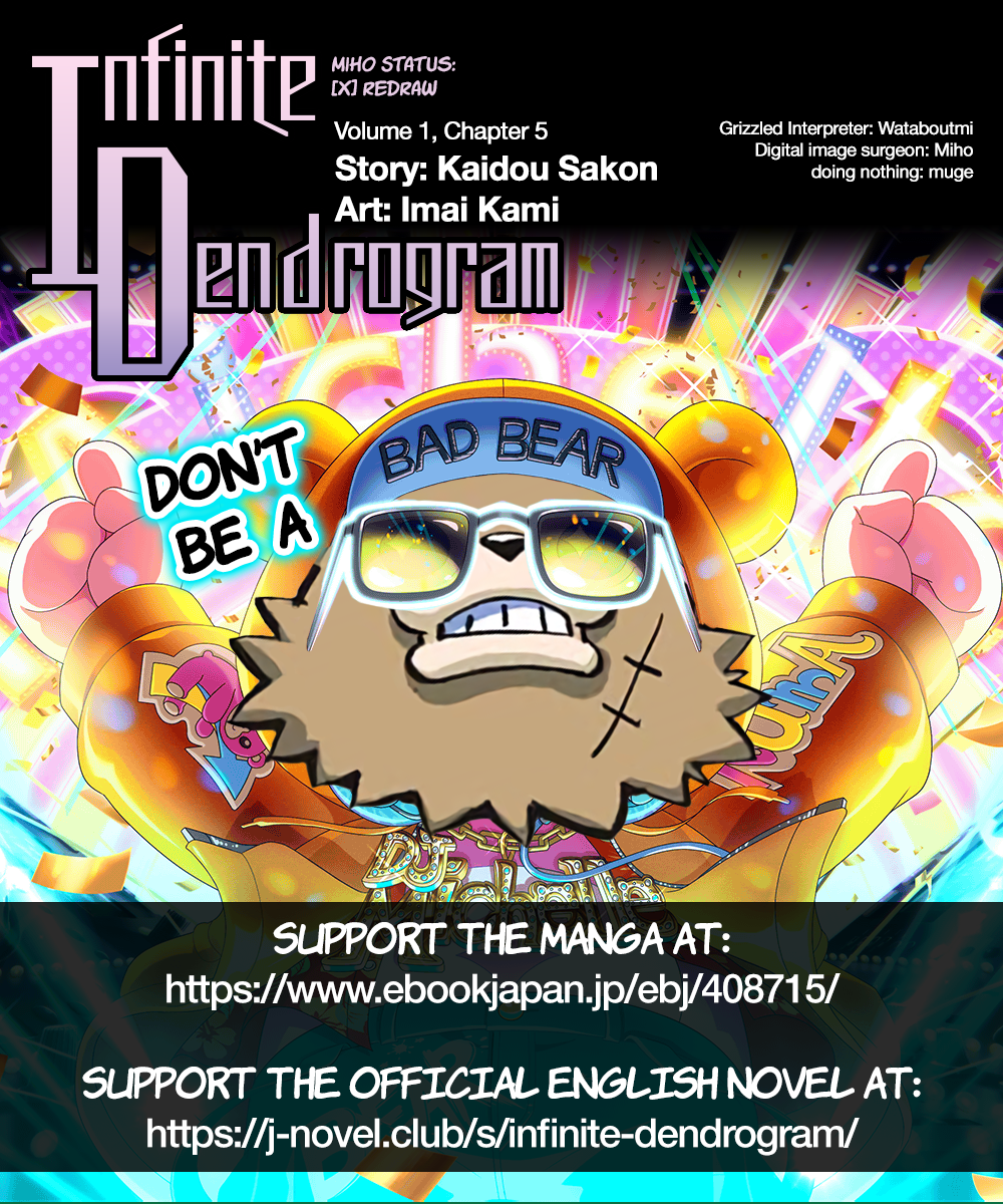 Infinite Dendrogram chapter 5