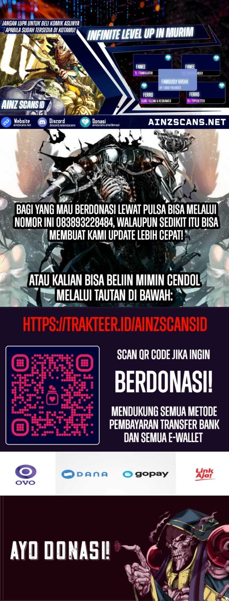 Infinite Level Up in Murim Chapter 218 Bahasa Indonesia