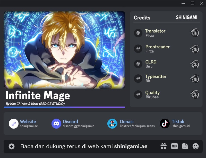 Infinite Mage Chapter 147 Bahasa Indonesia
