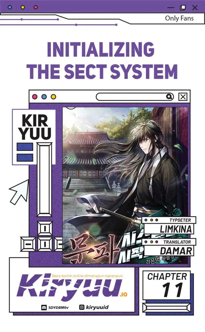 Initializing the Sect System chapter 11