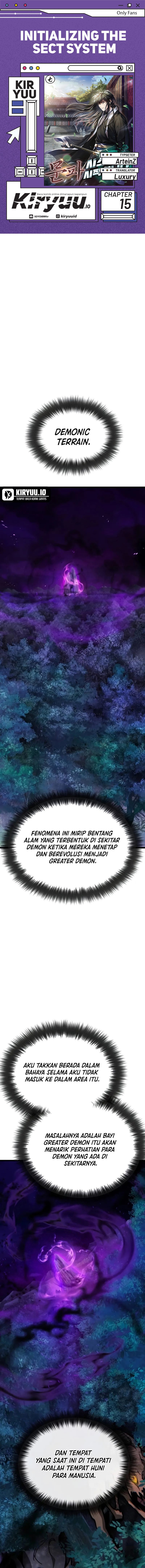Initializing the Sect System Chapter 15 Bahasa Indonesia