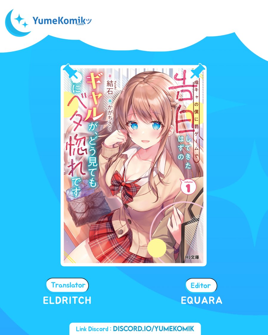 Inkya no Boku ni Batsu Game ni Kokuhaku Shitekita Hazu no Gyaru ga, Doumitemo Boku ni Betahore Desu Chapter 08 Bahasa Indonesia