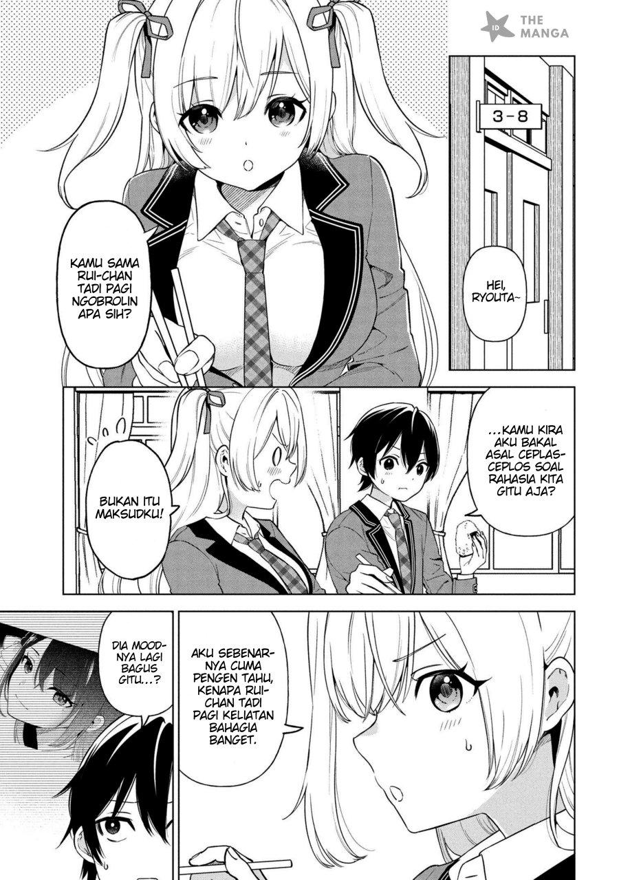 Inkya no ore ga sekigae de S-kyu bishoujo ni kakomaretara himitsu no kankei ga hajimatta Chapter 03 Bahasa Indonesia