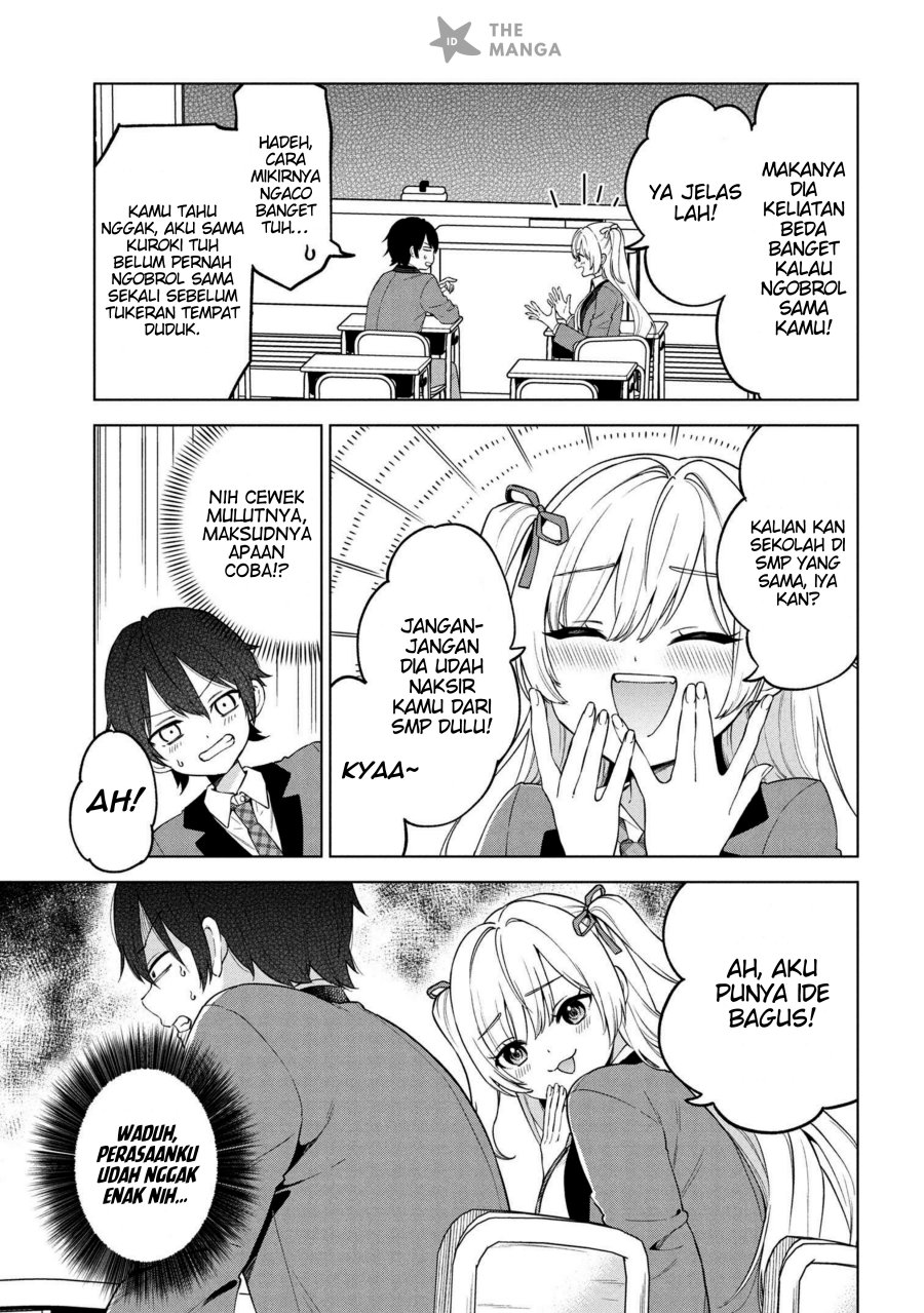 Inkya no ore ga sekigae de S-kyu bishoujo ni kakomaretara himitsu no kankei ga hajimatta Chapter 03 Bahasa Indonesia