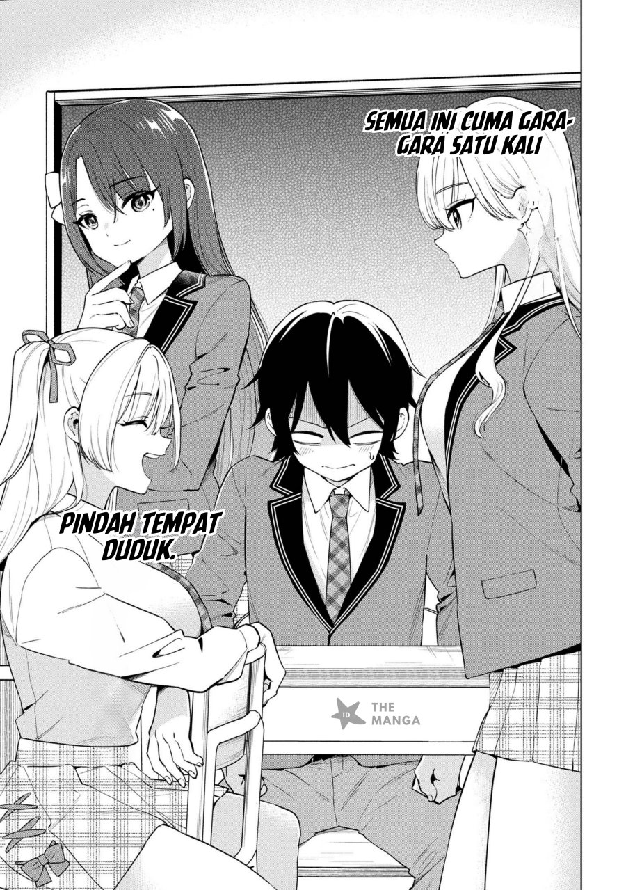 Inkya no ore ga sekigae de S-kyu bishoujo ni kakomaretara himitsu no kankei ga hajimatta Chapter 03 Bahasa Indonesia