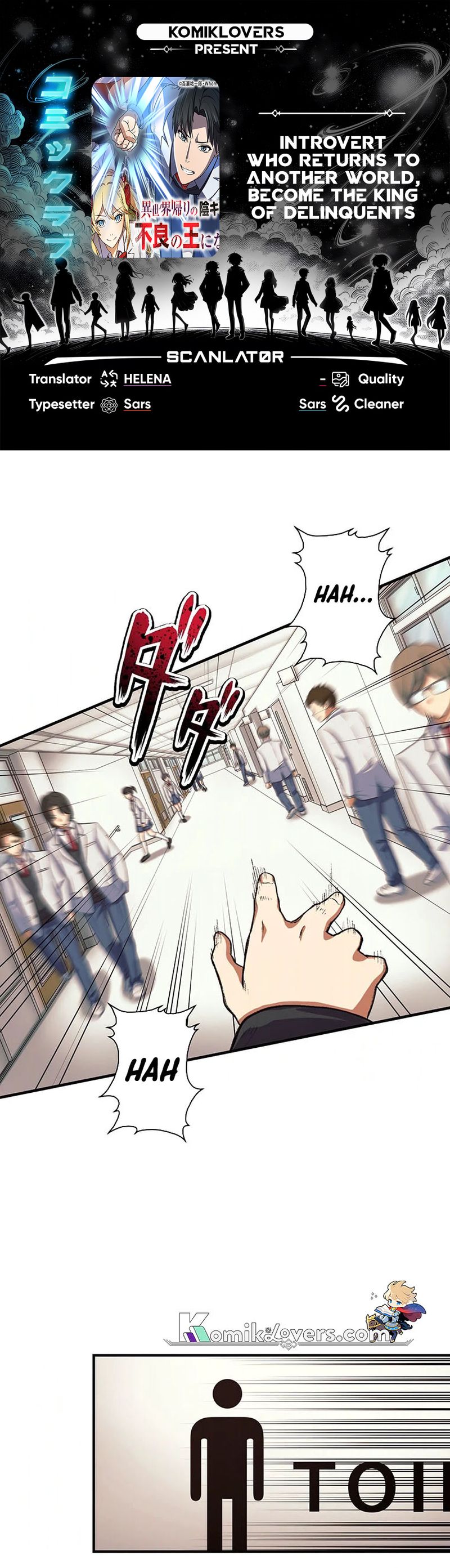 Introvert Who Returns to Another World, Become The King of Delinquents chapter 1
