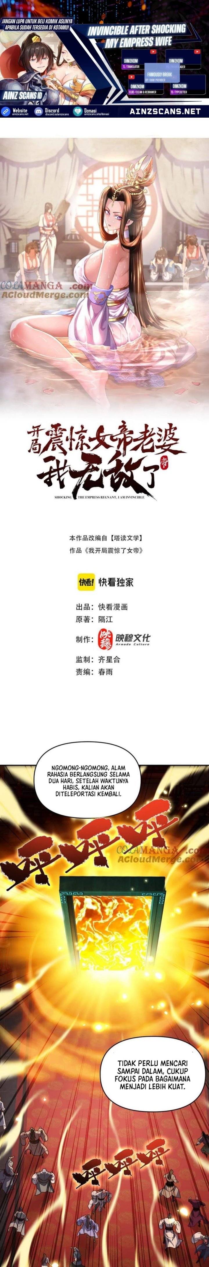 Invincible After Shocking My Empress Wife Chapter 53 Bahasa Indonesia