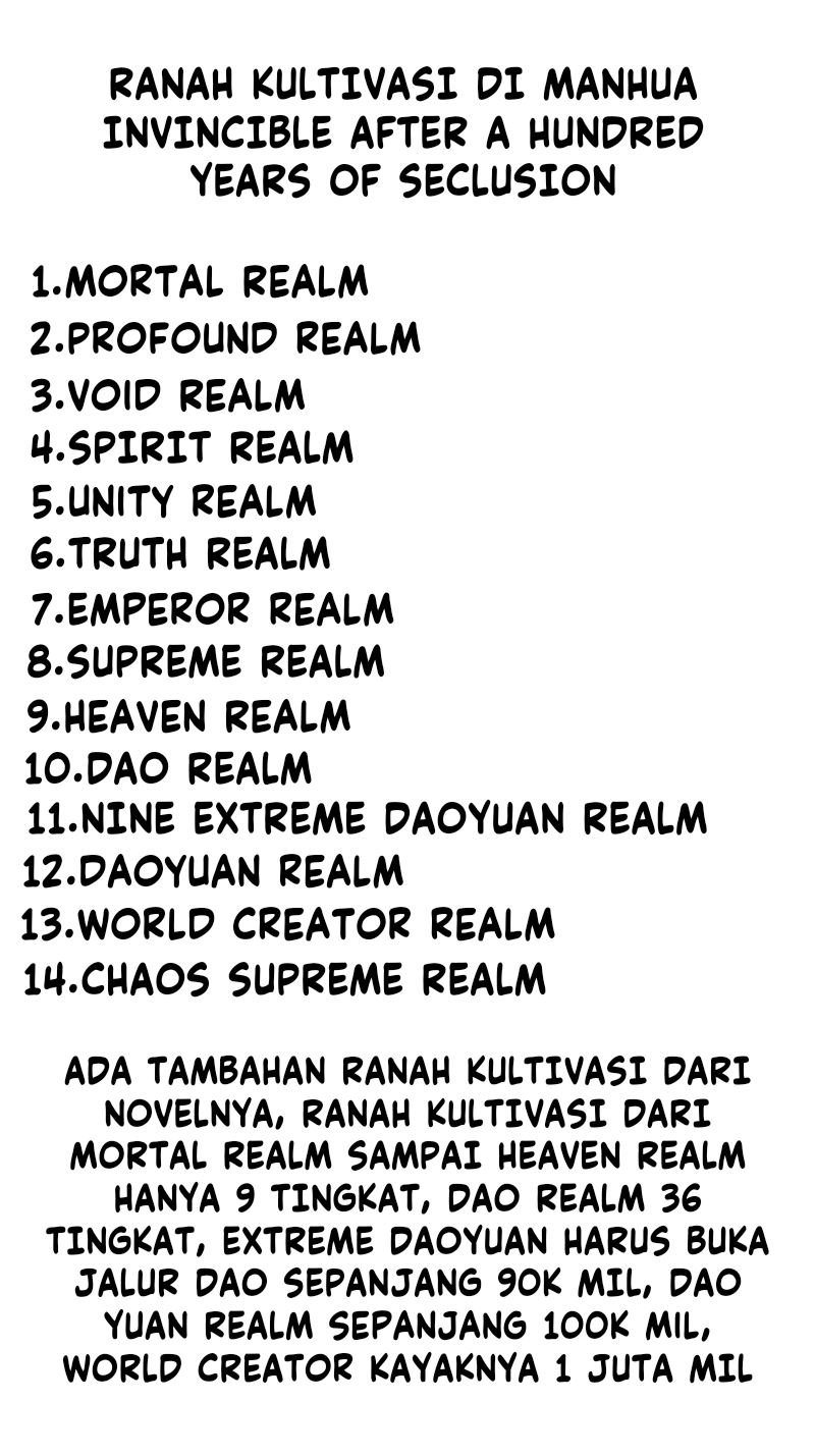 Invincible After a Hundred Years of Seclusion Chapter 79 Bahasa Indonesia