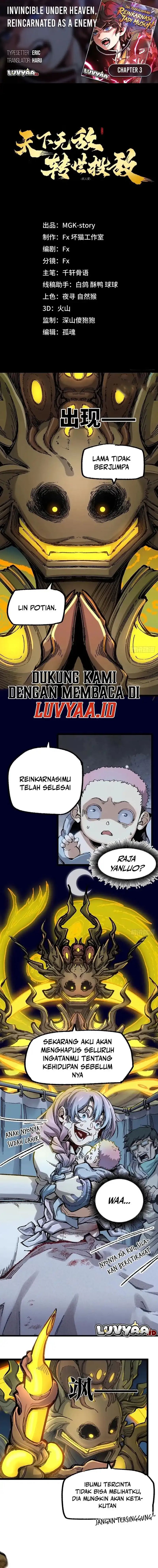 Invincible Under Heaven: Reborn as the Enemy chapter 3