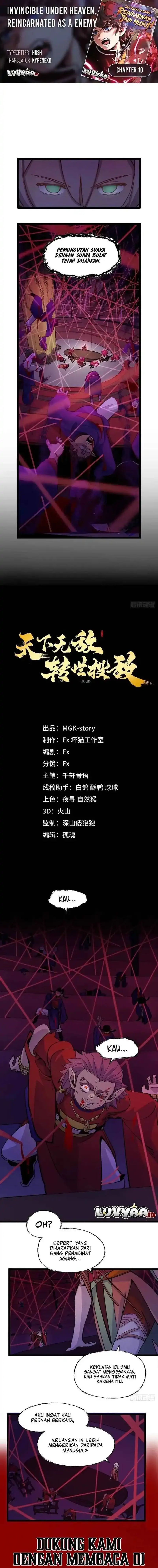 Invincible Under Heaven: Reborn as the Enemy chapter 10