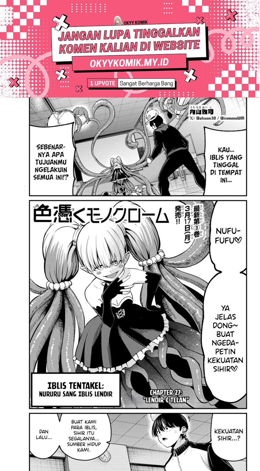 Irozuku Monochrome Chapter 27 Bahasa Indonesia