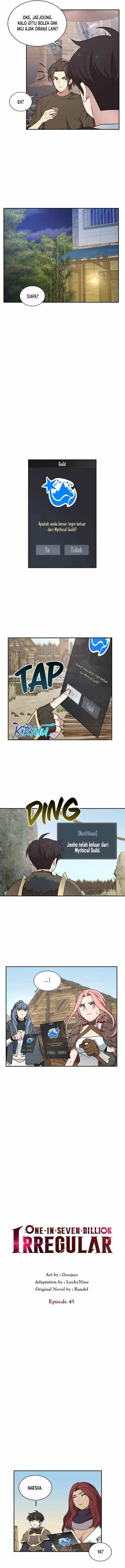 Irregular Of 1 In 7 Billion Chapter 45 Bahasa Indonesia