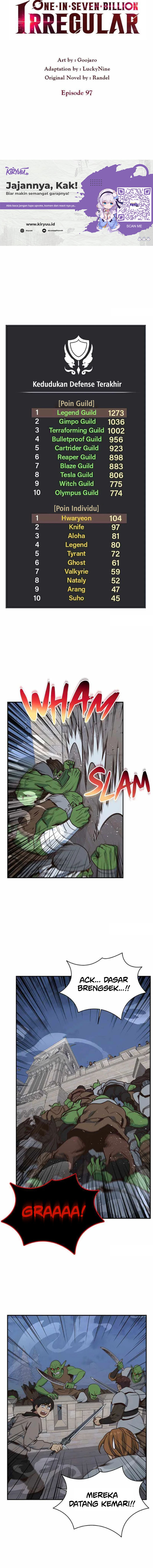 Irregular Of 1 In 7 Billion Chapter 97 Bahasa Indonesia