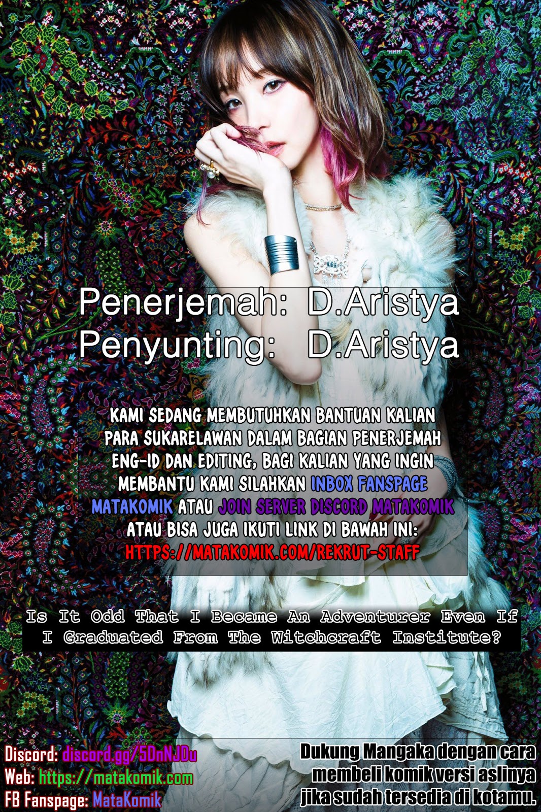 Is It Odd That I Became An Adventurer Even If I Graduated From The Witchcraft Institute? Chapter 06 Bahasa Indonesia