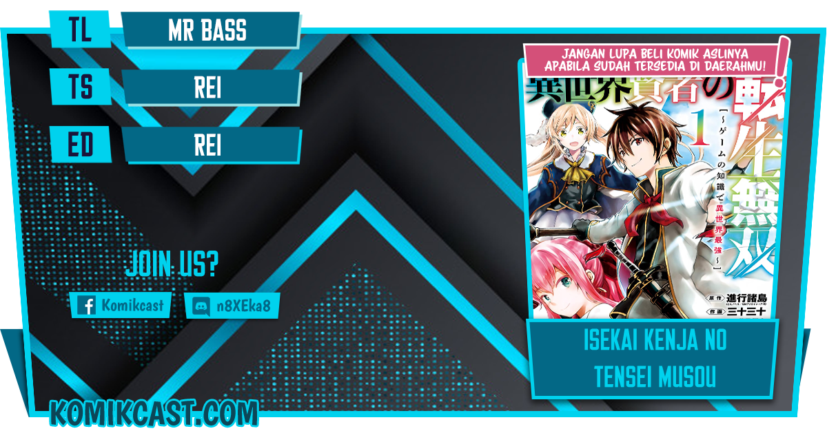 Isekai Kenja no Tensei Musou ~Geemu no Chishiki de Isekai Saikyou~ Chapter 08.2 Bahasa Indonesia