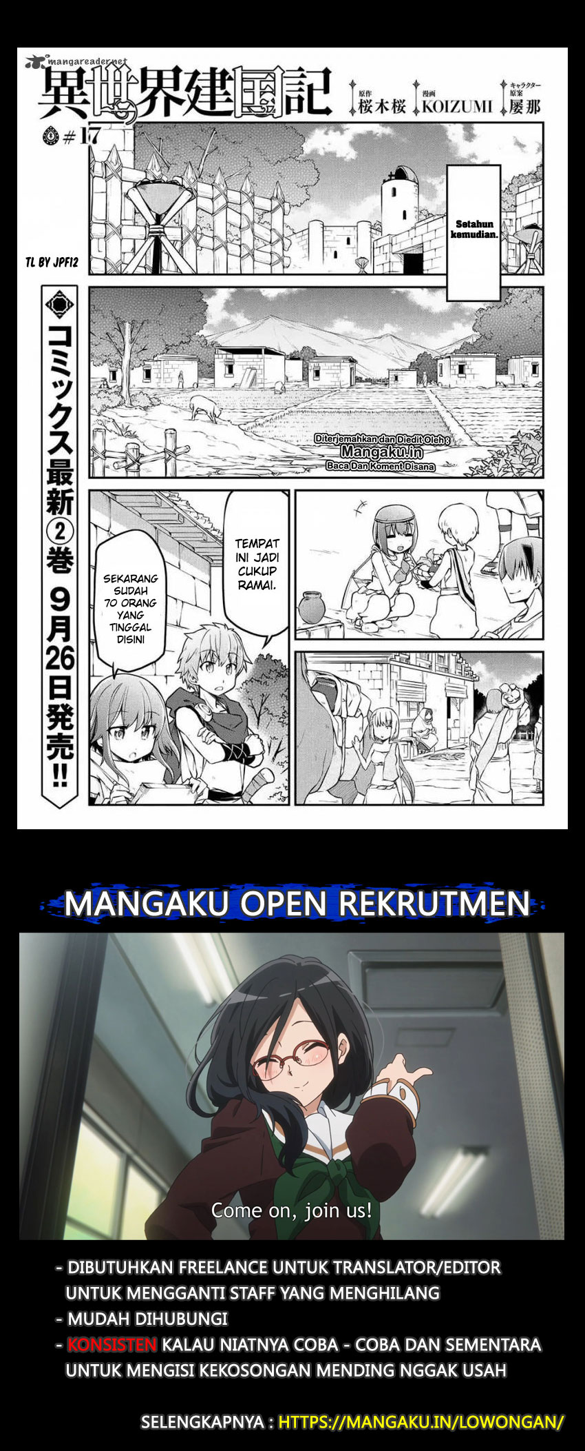Isekai Kenkokuki Chapter 17 Bahasa Indonesia