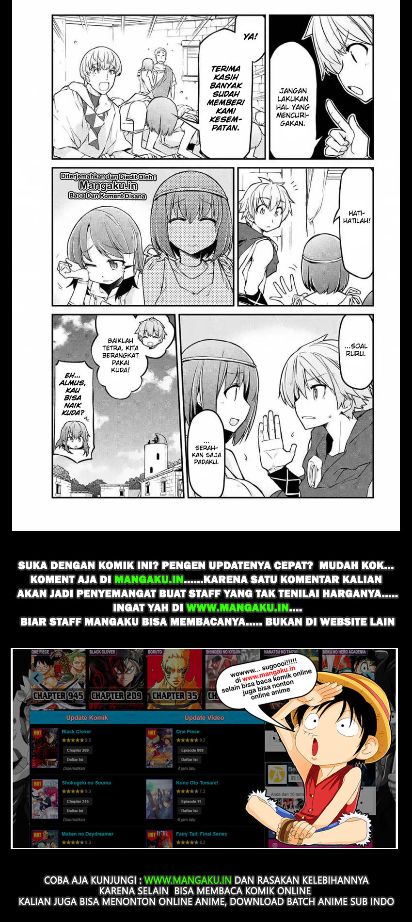 Isekai Kenkokuki Chapter 17 Bahasa Indonesia