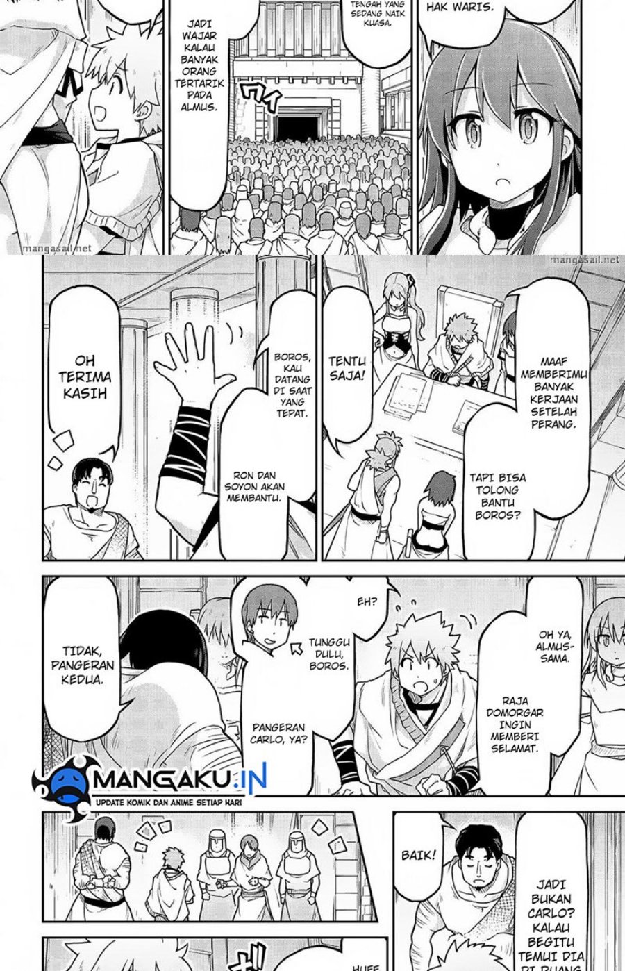 Isekai Kenkokuki Chapter 59 Bahasa Indonesia