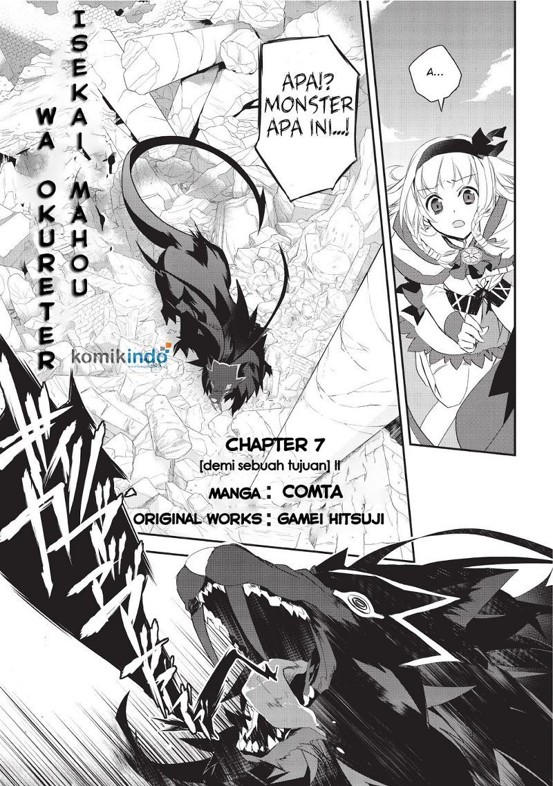 Isekai Mahou wa Okureteru! Chapter 07 Bahasa Indonesia